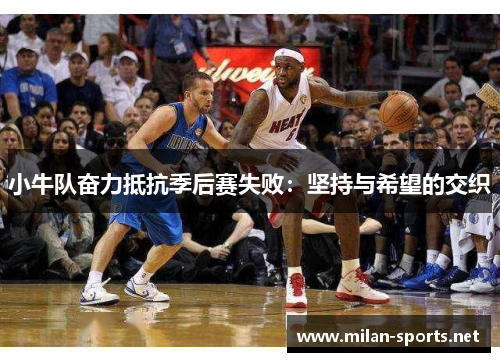 小牛队奋力抵抗季后赛失败：坚持与希望的交织